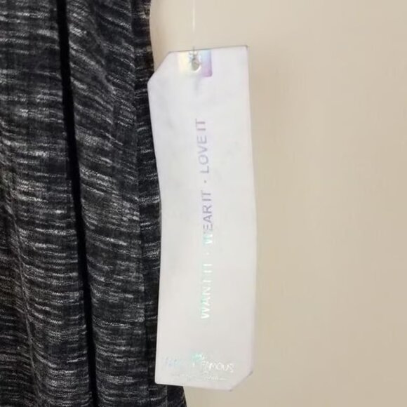 Almost Famous Black Marled Sleeveless Mock Neck Dress - Picture 4 of 7